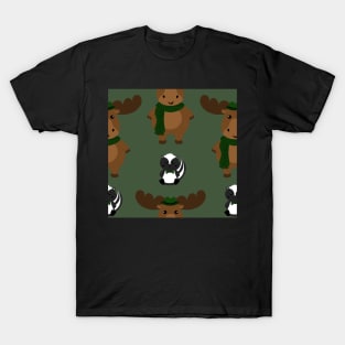 Moose and Skunk T-Shirt